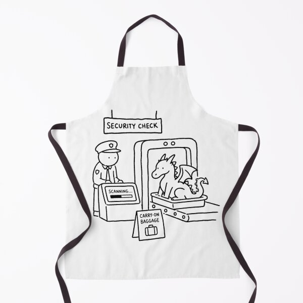 Item preview, Funny Dragon Airport Security Check Travel Humor Design designed and sold by MonkiFlipp.