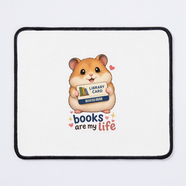 Item preview, books are my life designed and sold by dangerraccoon.