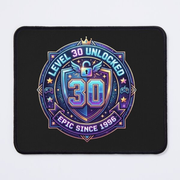 Item preview, Level 30 Unlocked Epic Since 1996 Video Gamer 30th Birthday designed and sold by alalame.