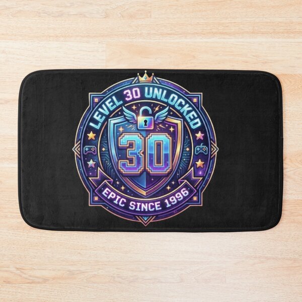 Item preview, Level 30 Unlocked Epic Since 1996 Video Gamer 30th Birthday designed and sold by alalame.