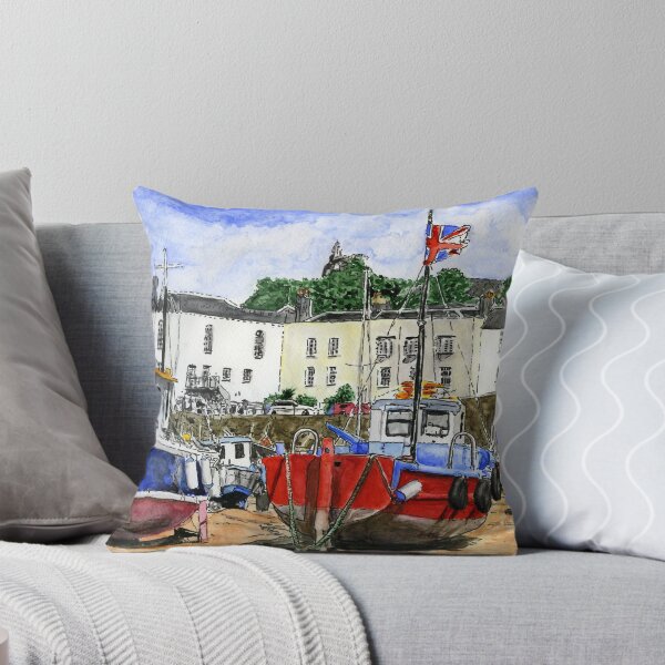 Item preview, Yr Harbwr yn Ninbych-y-Pysgod, Sir Benfro, De Cymru - The Harbour in Tenby, Pembrokeshire, South Wales designed and sold by LymphomaLass.