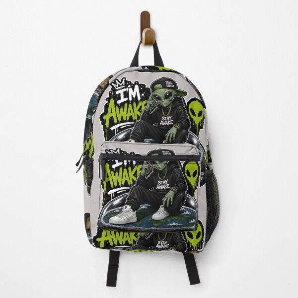 Item preview, I am Awake: Truth Seeker Alien Conspiracy Streetwear designed and sold by ShadowArtEG.