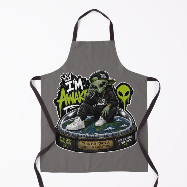 Item preview, I am Awake: Truth Seeker Alien Conspiracy Streetwear designed and sold by ShadowArtEG.