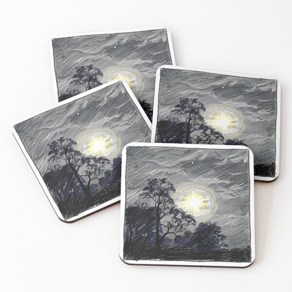 Item preview, Bright moon on a cloudy night designed and sold by CristianCEB.
