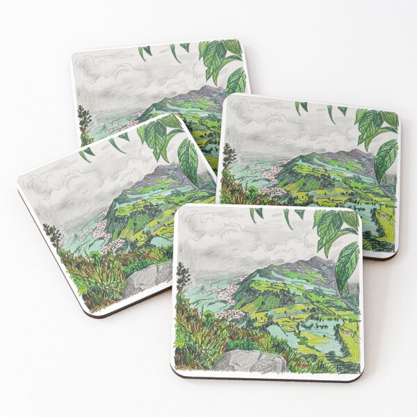 Item preview, Viewpoint overlooking a mountain valley designed and sold by CristianCEB.
