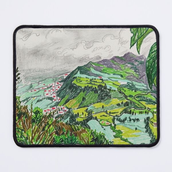 Item preview, Viewpoint overlooking a mountain valley designed and sold by CristianCEB.