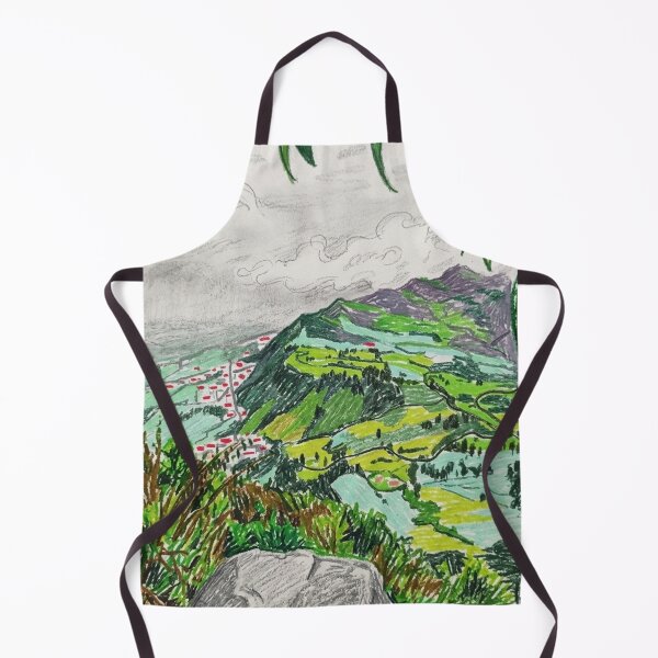 Item preview, Viewpoint overlooking a mountain valley designed and sold by CristianCEB.