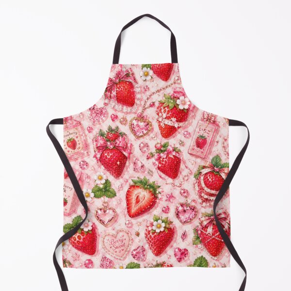 Item preview, Cosmic Strawberry Dreams | Neon Galaxy Seamless Pattern designed and sold by Aramdesing.