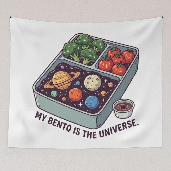 Item preview, My Bento Is The Universe Cosmic Lunch Box designed and sold by Amir Faysal.