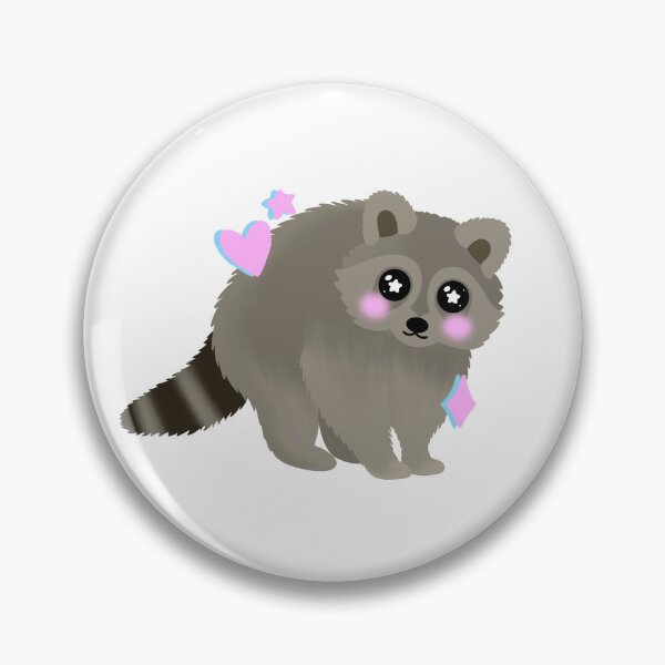 Item preview, Starry Eyed Raccoon ⭐️ designed and sold by CozyBerry Creations.