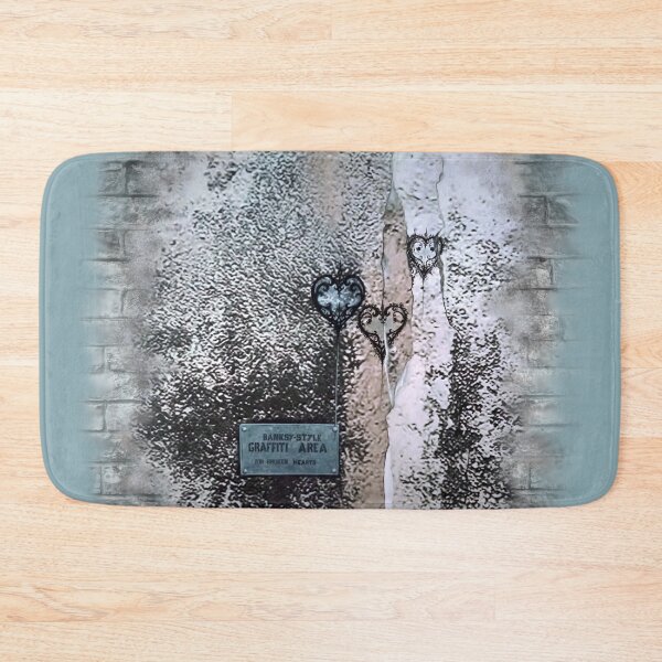 Item preview, Grunge graffiti area for broken hearts designed and sold by vespertine4u.
