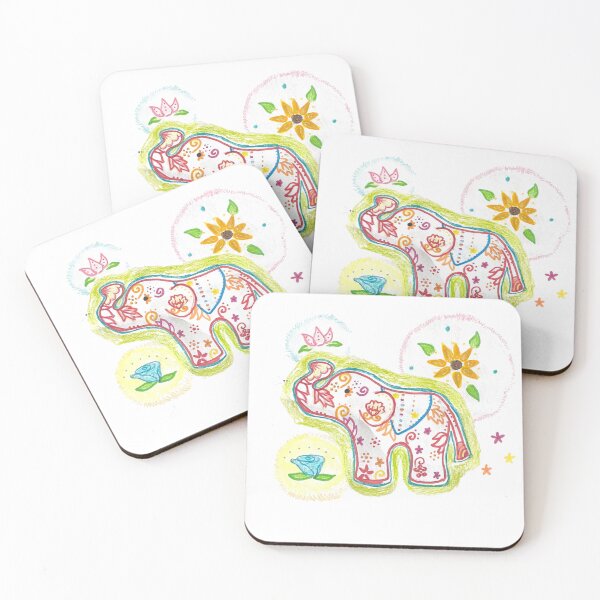 Artikelvorschau, Hippie-Elefant entworfen und verkauft von San-shine-arts.