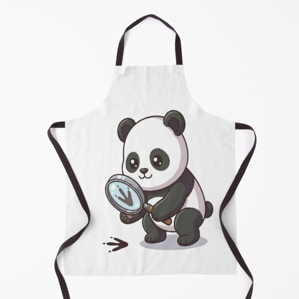 Item preview, Cute Detective Panda Investigating Footprint designed and sold by Ella_Sketch.