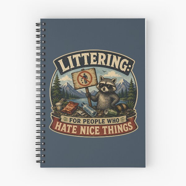 Item preview, Littering: For People Who Hate Nice Things designed and sold by Stylishly Eco.