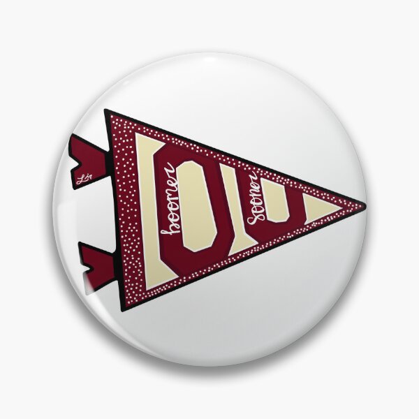 Item preview, University of Oklahoma Pennant Design designed and sold by LizLaughLove-.