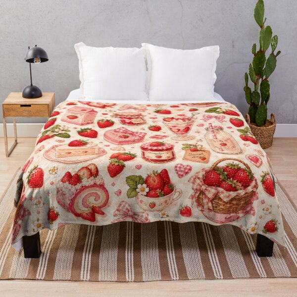 Item preview, Strawberry Lover's Delight Pattern  designed and sold by Aramdesing.