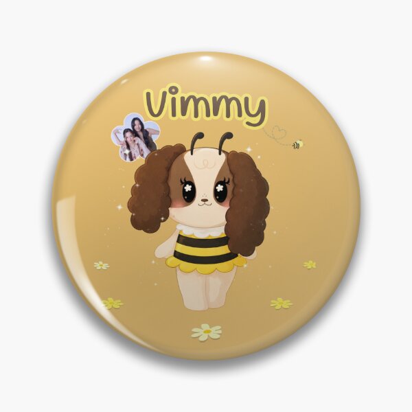 Item preview, Vimmy Cute Bee Character Aesthetic Fan Design designed and sold by TheNoova.