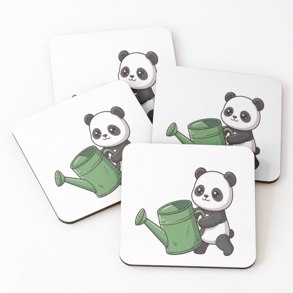 Item preview, Cute Panda Holding Watering Can designed and sold by Ella_Sketch.