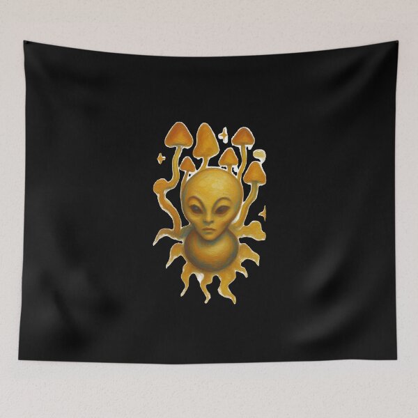 Item preview, Esoteric Antique Gold Alien - Alchemy Style designed and sold by Ideniquo.