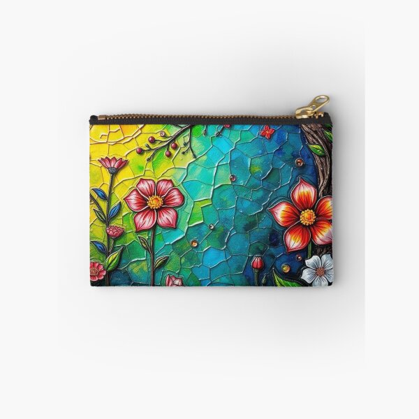 Aperçu de l'œuvre Fleurs en vitrail créée et vendue par Judith Murphy.
