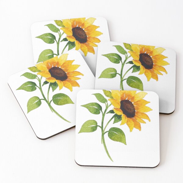 Item preview, Watercolor Sunflower Print | Botanical Floral Illustration | Rustic Vintage Wall Art Gift designed and sold by The-SilentPlace.