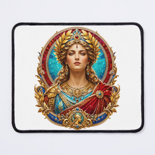 Item preview, Roman Goddess Laurel Portrait designed and sold by syotos-ai.