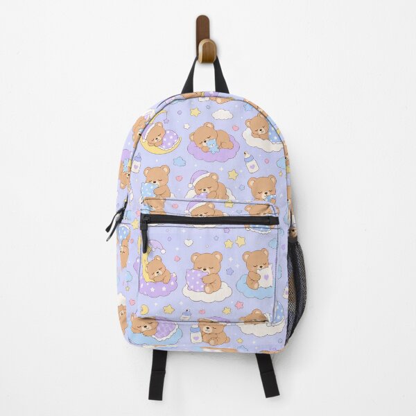 Item preview, Sleepy Teddy Bear Cloud Pattern designed and sold by Soft Berry Studio.