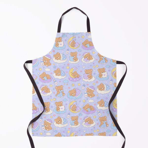 Item preview, Sleepy Teddy Bear Cloud Pattern designed and sold by Soft Berry Studio.