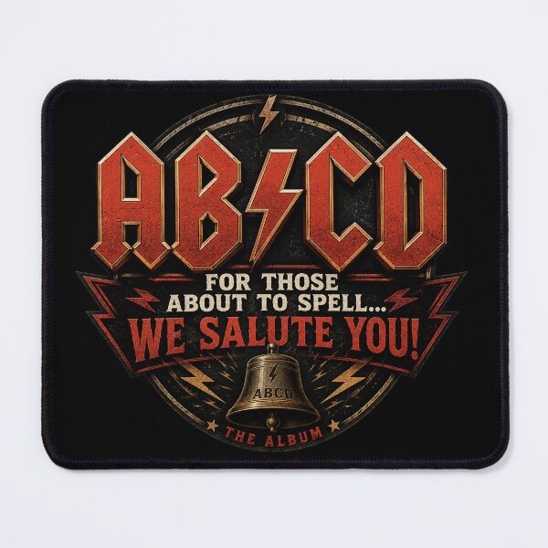 Item preview, ABCD! we salute you! designed and sold by Bruce Custom Creations.