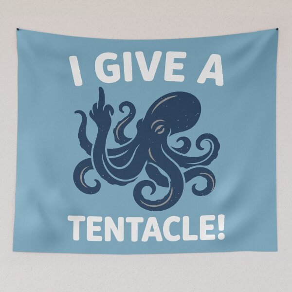Item preview, Sarcastic Octopus I Give A Tentacle Funny Sea Creature designed and sold by Amir Faysal.