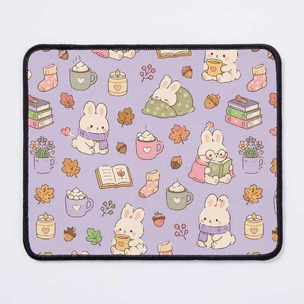Item preview, Cozy Bunny Autumn Reading Pattern designed and sold by Soft Berry Studio.
