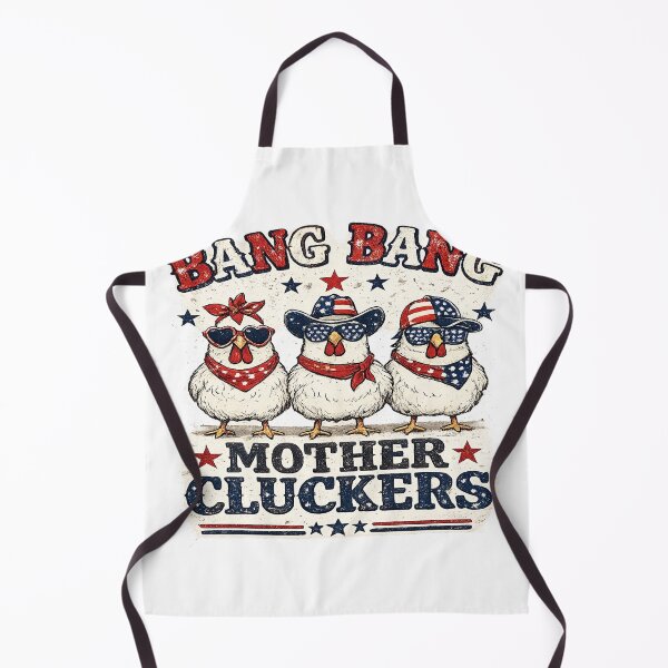 Item preview, Bang Bang Mother Cluckers Funny Patriotic Chicken 4th Of July Shirt designed and sold by Noussairox.