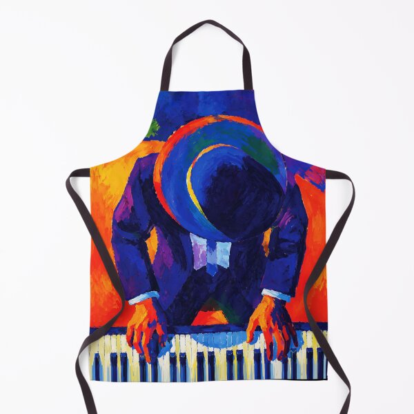 Item preview, Jazz Pianist Abstract Art Colorful Painting designed and sold by RamyGallery.