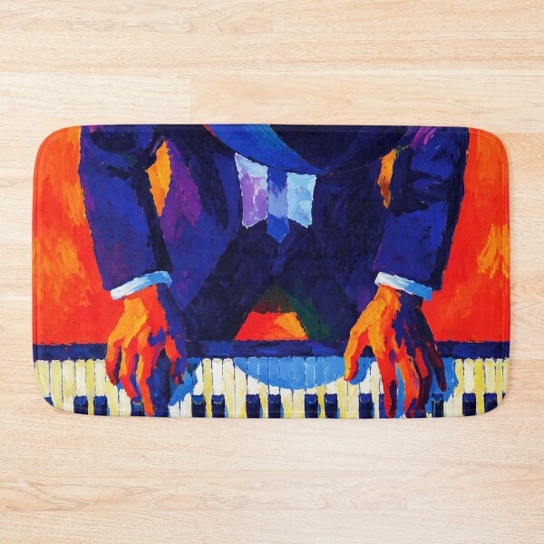 Item preview, Jazz Pianist Abstract Art Colorful Painting designed and sold by RamyGallery.