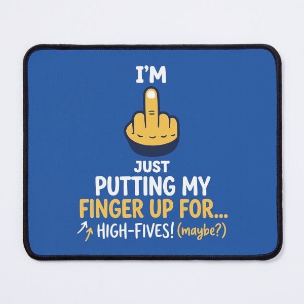 Item preview, Funny Hand Gesture Sarcastic High Fives Maybe Joke designed and sold by Amir Faysal.