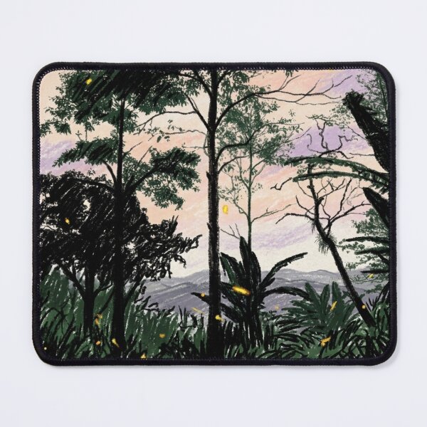 Item preview, Silhouette of trees at twilight designed and sold by CristianCEB.