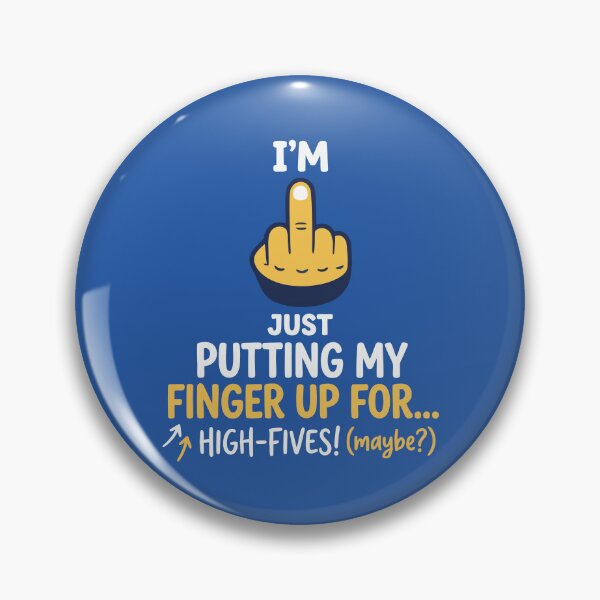 Item preview, Funny Hand Gesture Sarcastic High Fives Maybe Joke designed and sold by Amir Faysal.