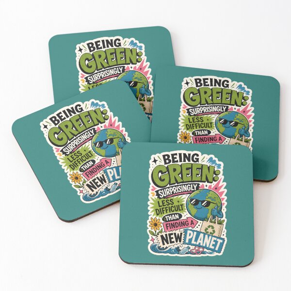 Item preview, Being Green: Surprisingly Less Difficult Than Finding A New Planet designed and sold by Stylishly Eco.