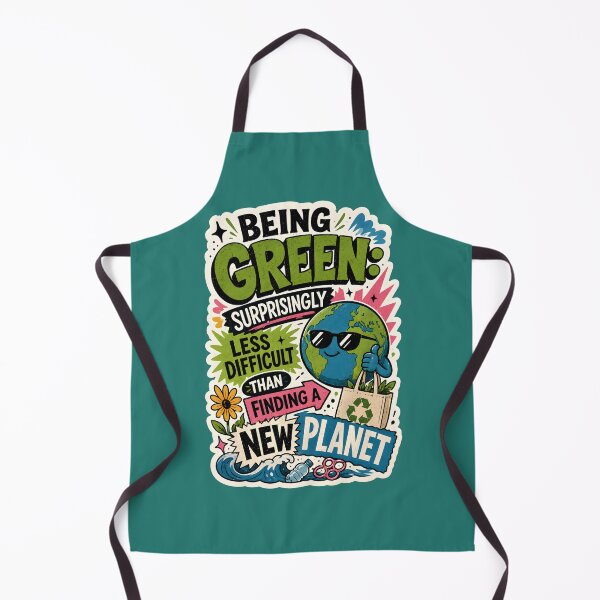 Item preview, Being Green: Surprisingly Less Difficult Than Finding A New Planet designed and sold by Stylishly Eco.