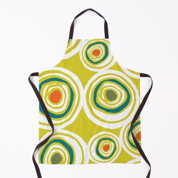 Item preview, Mid-Century Modern Lemon-Lime Abstract Olive Designs designed and sold by DEC02.