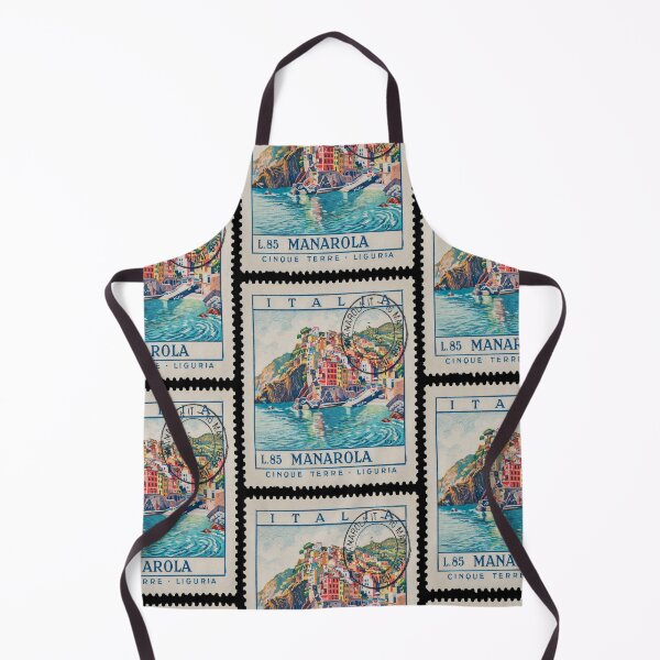 Item preview, Manarola Italy Cinque Terre Postage Stamp Travel Sticker designed and sold by stickercuffs.