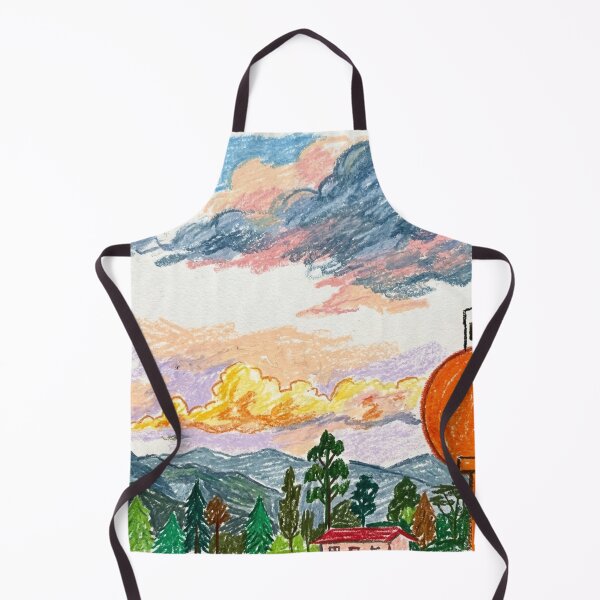 Item preview, Vibrant sunset among the mountains designed and sold by CristianCEB.