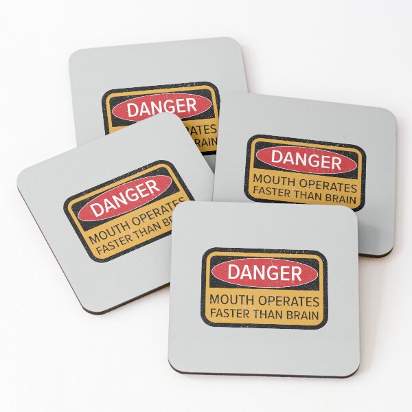 Item preview, Danger Mouth Operates Faster Than Brain designed and sold by Tobe Fonseca®.