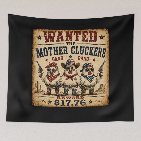 Item preview, Bang Bang Mother Cluckers Funny Patriotic Chicken 4th Of July Shirt designed and sold by Noussairox.