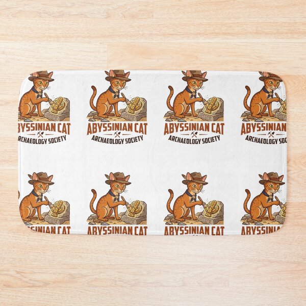 Item preview, Abyssinian Cat Archaeology Society History Artifact Museum designed and sold by PictoVibe.