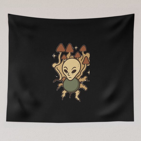 Item preview, Autumn Forest Alien - Earthy Cottagecore Tones designed and sold by Ideniquo.