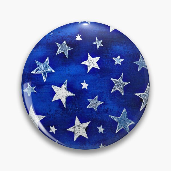 Item preview, Blue And White Stars designed and sold by Dawne's Designs.