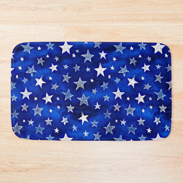 Item preview, Blue And White Stars designed and sold by Dawne's Designs.