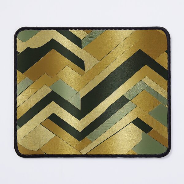 Item preview, Art Deco Pattern In Golden, Teal, And Black designed and sold by DEC02.