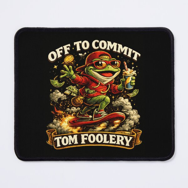 Item preview, Mischievous Frog Racing Off to Commit Tom Foolery  designed and sold by EverClassic.